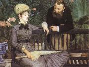Edouard Manet In the Conservatory USA oil painting artist